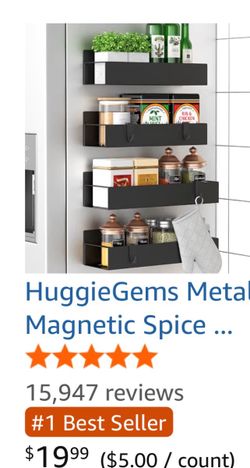 MAGNETIC spice rack for refrigerator