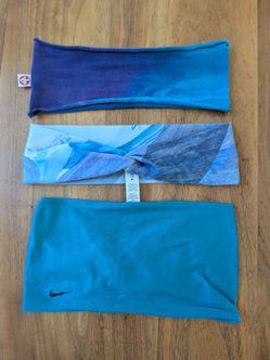 Fabric Headbands - Nike/Manduka/Athleta