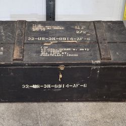 Vintage U.S. Military Shipping Crate