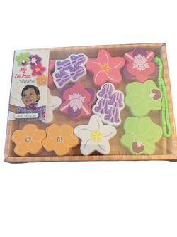Keiki Kaukau My Lei Pua Bead Lacing Set NWT