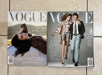 2 Brand new 2026 Vogue fashion magazines