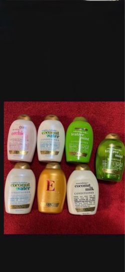 CA.  OGX. 6 CONDITIONERS. $4.00 EACH.