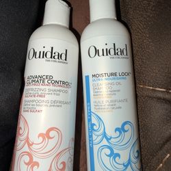 Ouidad Premium Cleansing Oil & Defrizzing Shampoo Combo 