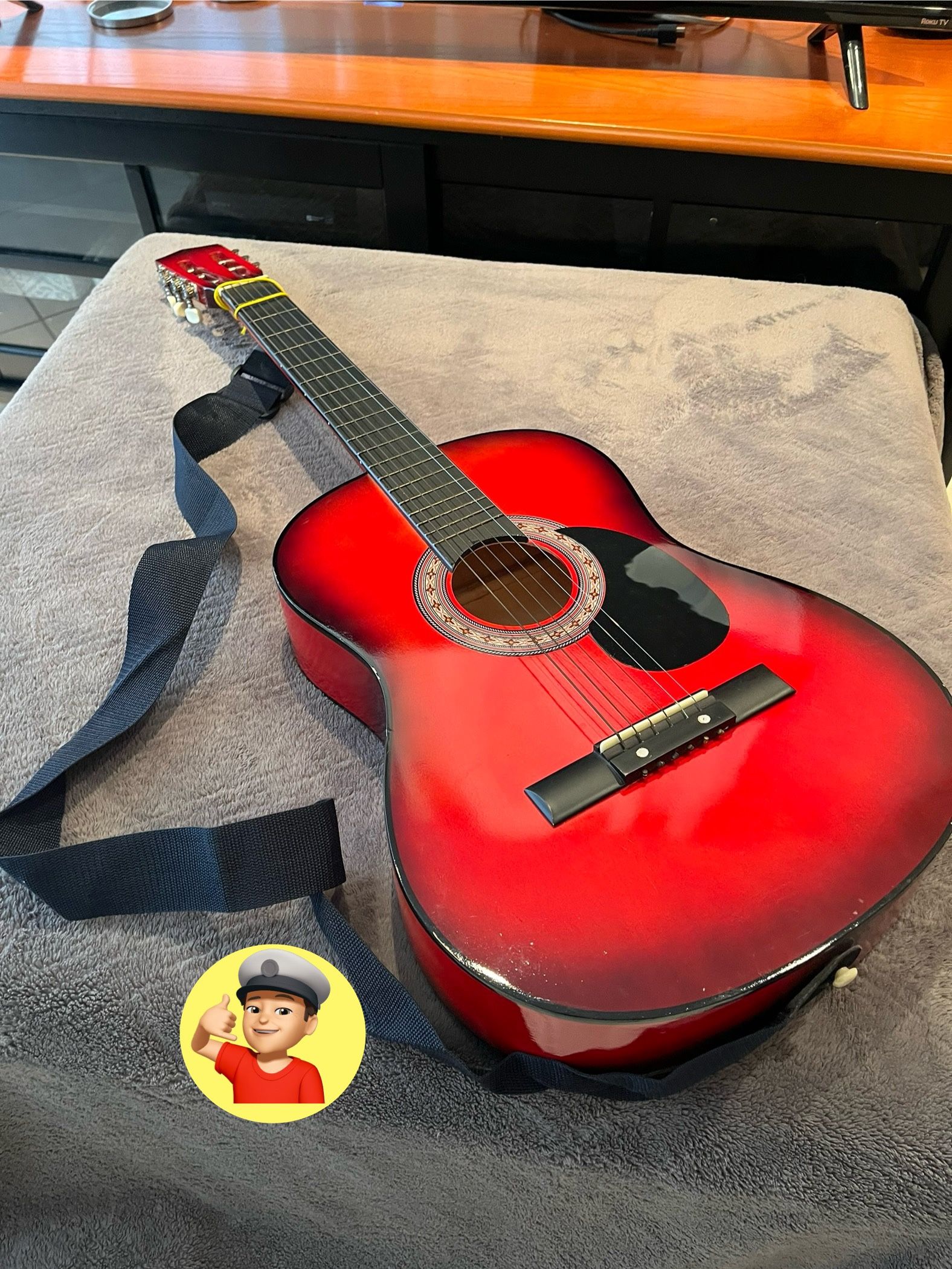 π₯ 38β Acoustic Guitar w/Case Drum Set Too