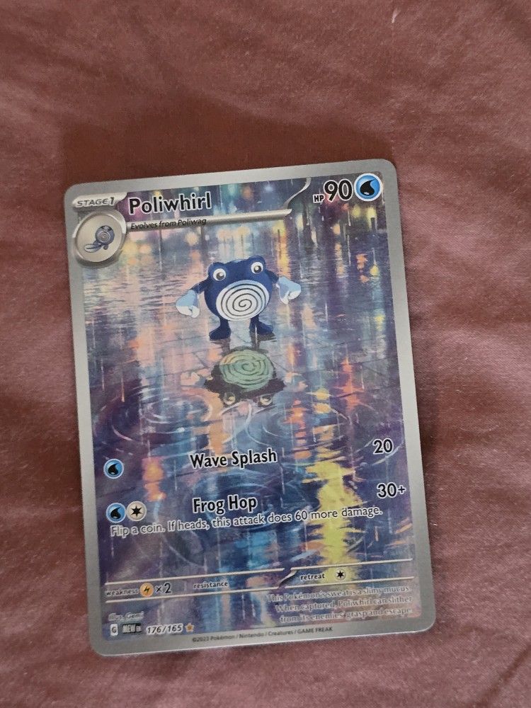 Poliwhirl Illustration Rare SV: Scarlet & Violet 151 176/165 NM