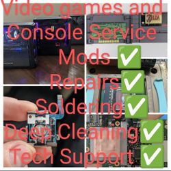 Console Modz & Repairs | Nintendo Switch | PSP | Vita | Xbox | 3DS | NDS | Wii | 2DS | PlayStation 