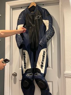Alpinestars One-Piece Leather Motorcycle Race Suit