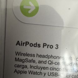 AirPod pro 3  new