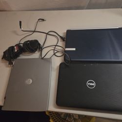 3 Old Laptops As Is