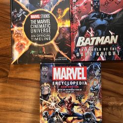 Batman and Marvel Books
