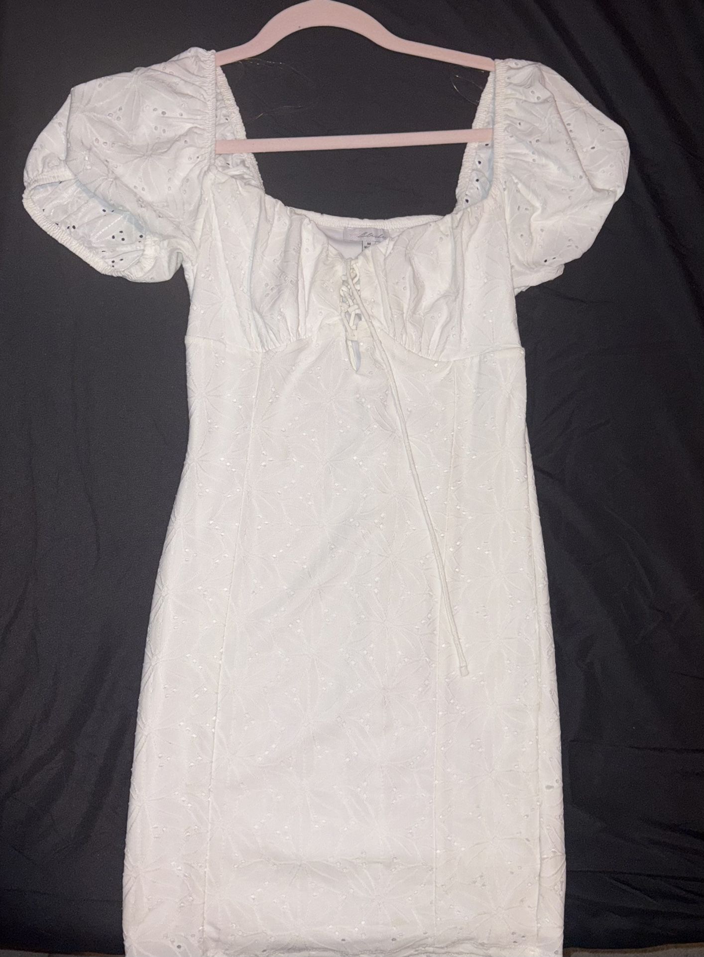 Blashe, White Dress, Size M