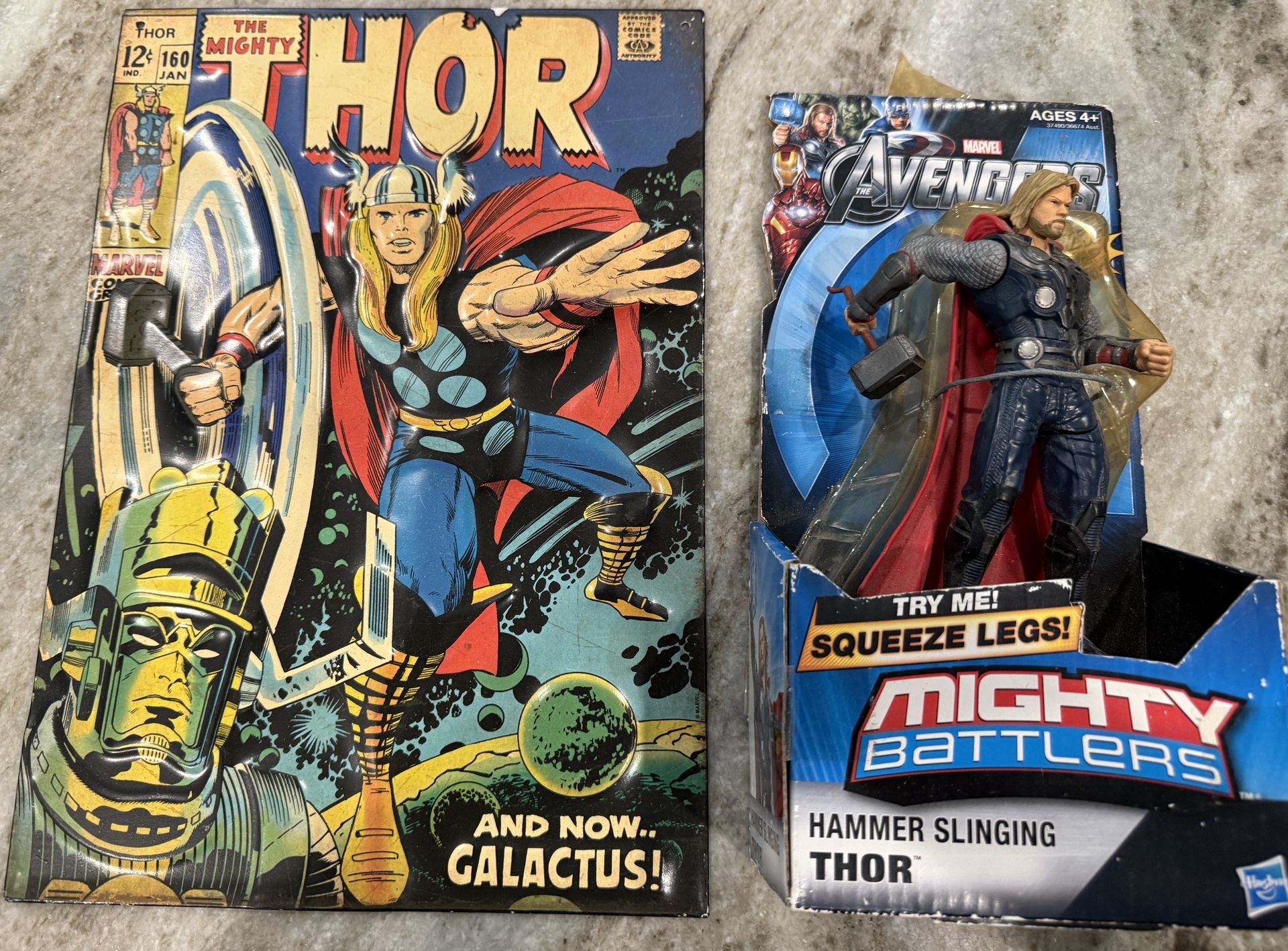 Thor collectors Action Figure And Tin