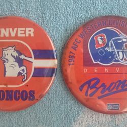 Bronco Button Pins