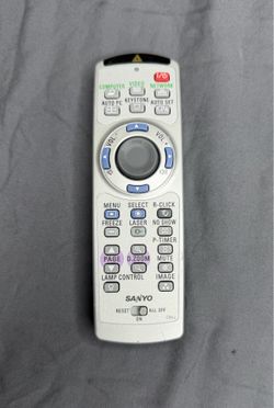 Sanyo CXVJ Projector Remote Control Laser Pointer Keystone Function Tested