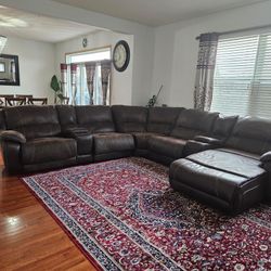 Leather Couch Set - Move Out Soon - $750