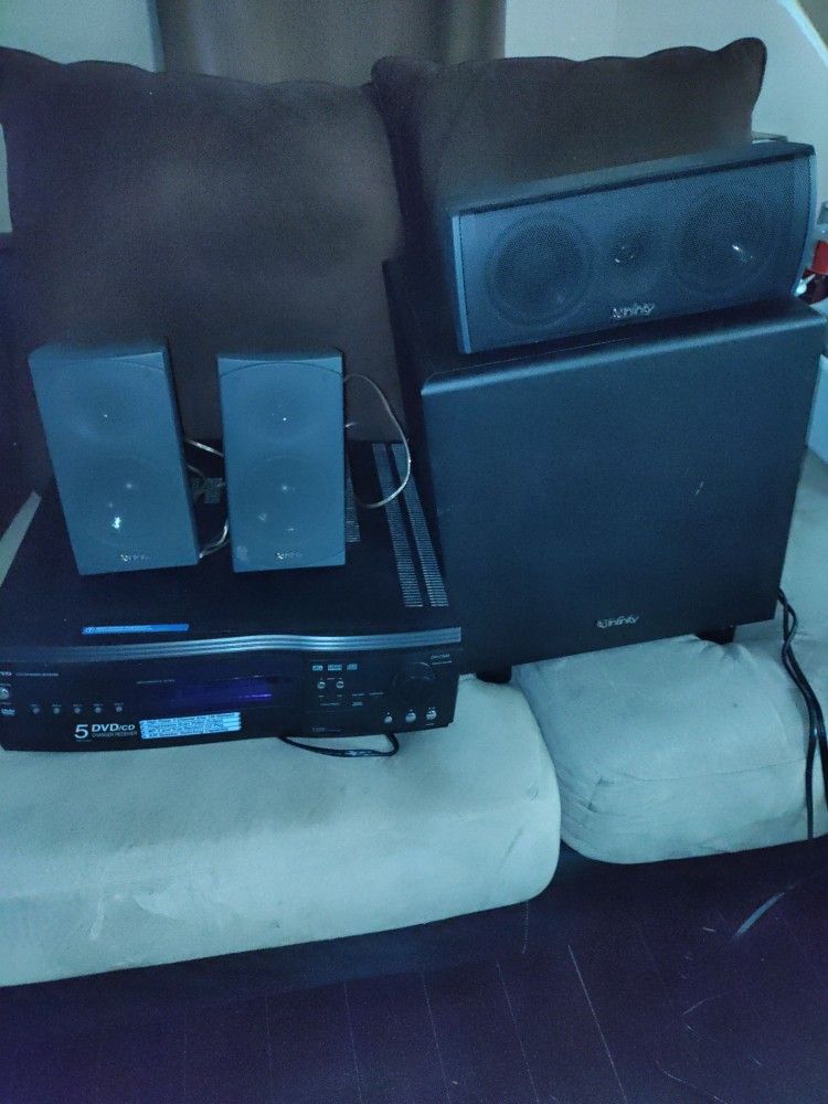 Surround Sound Set Up(Sounds Great!)!