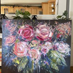 Flower Wall Art (dimensions In description)