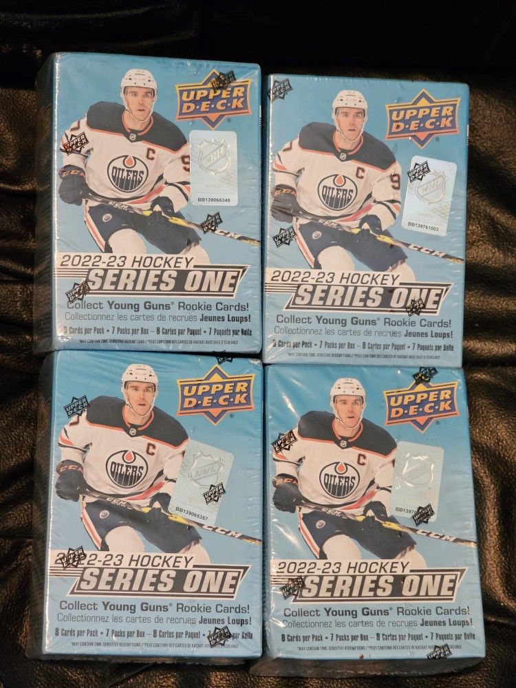 2022-23 Upper Deck Series 1 Hockey Blaster Box! 4 Box Lot! New Sealed!
