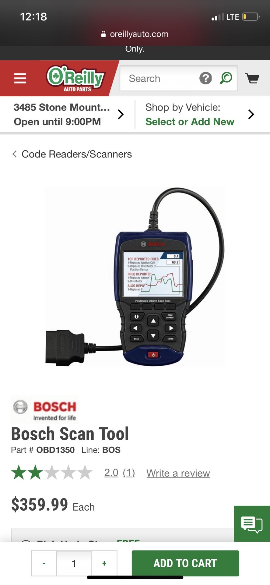 Bosch OBD 1350 Automotive scan tool for Sale in Atlanta, GA OfferUp