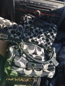Coach purse set