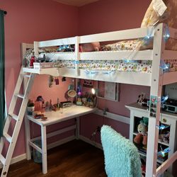 Twin loft bed