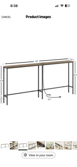 Sofa Console Table