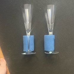 Tiffany & Co. Champagne Flutes. Set Of 2