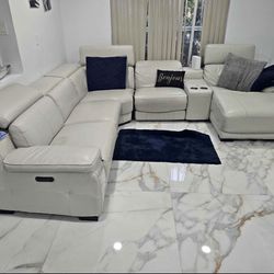White Sectional 