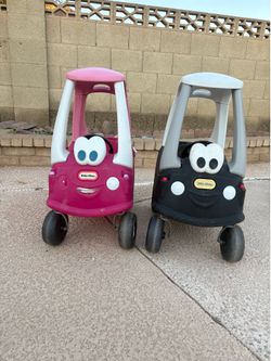 2  little tikes cozy coupes
