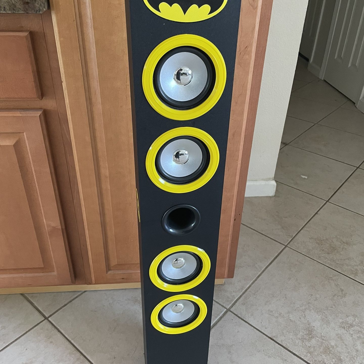 Batman Bluetooth Speaker Tower With Bat Signal Spotlight for Sale