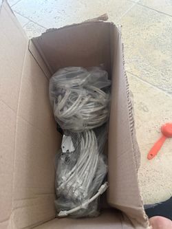 Box of cat 6A patch cables