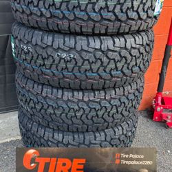 New tires 275/60/20 all terrain mount and balance included in price $825
