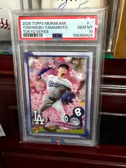 TOPPS TAKASHI MURAKAMI TOKYO SERIES YOSHINOBU YAMAMOTO PSA 10