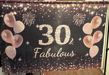 30 and Fabulous Banner
