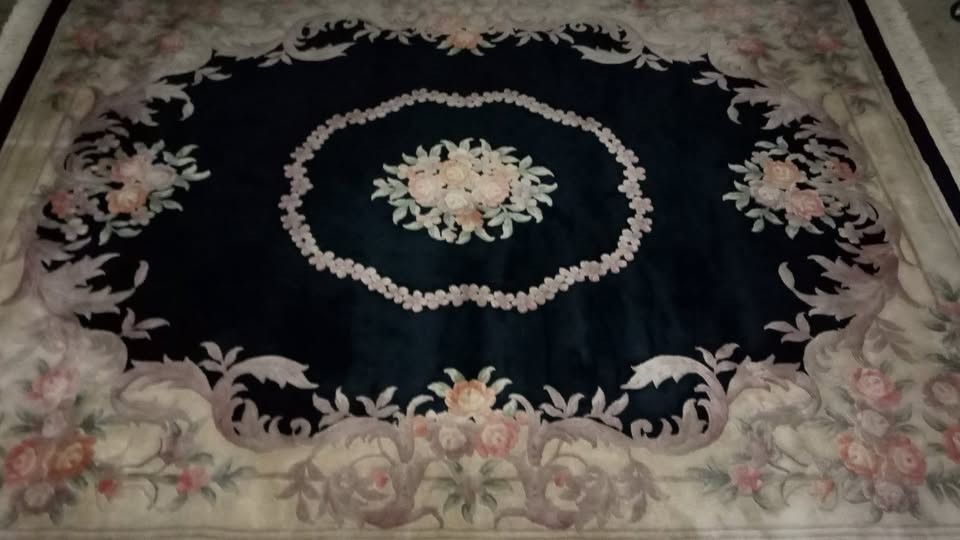 Vintage Chinese Aubusson Rug (8' x 10')