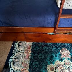 Bunk Bed Without Mattress  Size Twin 