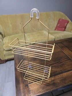 Gold Metal 2-Tier Shower Caddy