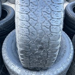 Used Tire Set 275/65R20 Good Year 