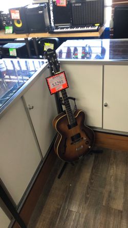 1003 Ibanez AF55-TF-12-03 6-string  Semi-Hollow Acoustic-Electric Guitar In Gig Bag 558924