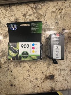 2 HP Ink Cartridges 902 and 902XL