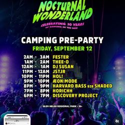 Nocturnal 2025 Car Camping Wristbands 
