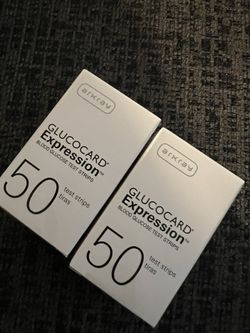 Arkray Glucocard Expression. Blood Glucose Test Strips. 50 In Each Box