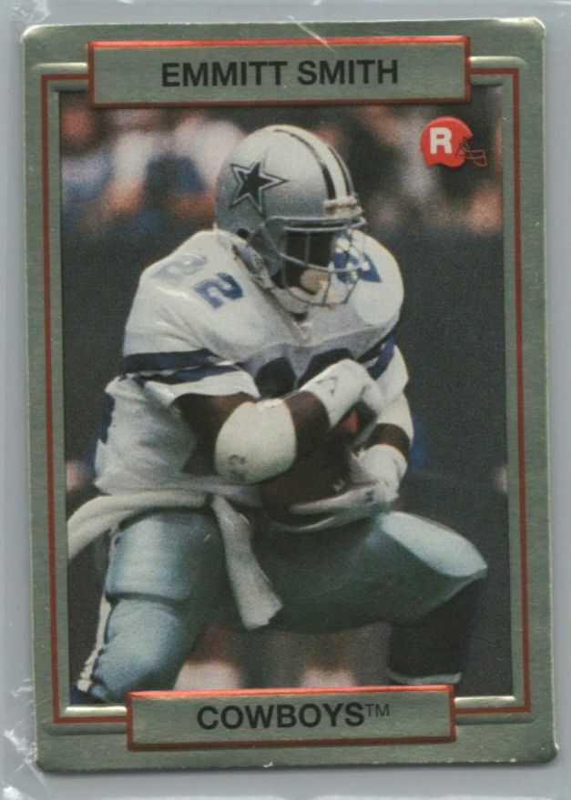 Really Nice Rare 1990 Action Packed Emmitt Smith Rookie Gold Card ..#34 Mint..!!!