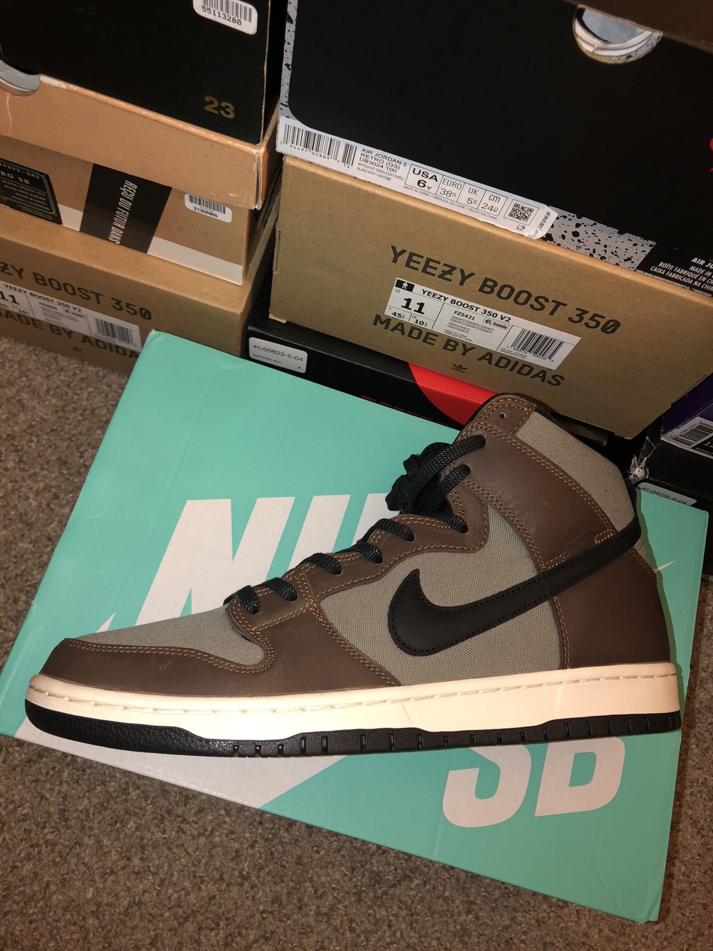 SB DUNK HIGH ‘Baroque Brown’ DS Size 12!!