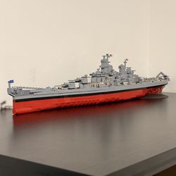 Coby Brick Model of USS Iowa