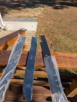 Ride on mower blades, for 42 inch