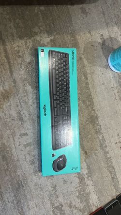 New sealed Logitech MK270 Wireless Keyboard and Mouse Combo for Windows, 2.4 GHz Wireless, Compact Mouse, 8 Multimedia and Shortcut Keys, 2-Year Batte