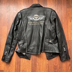 Harley Davidson Leather Jacket 100 Year Commemoration 