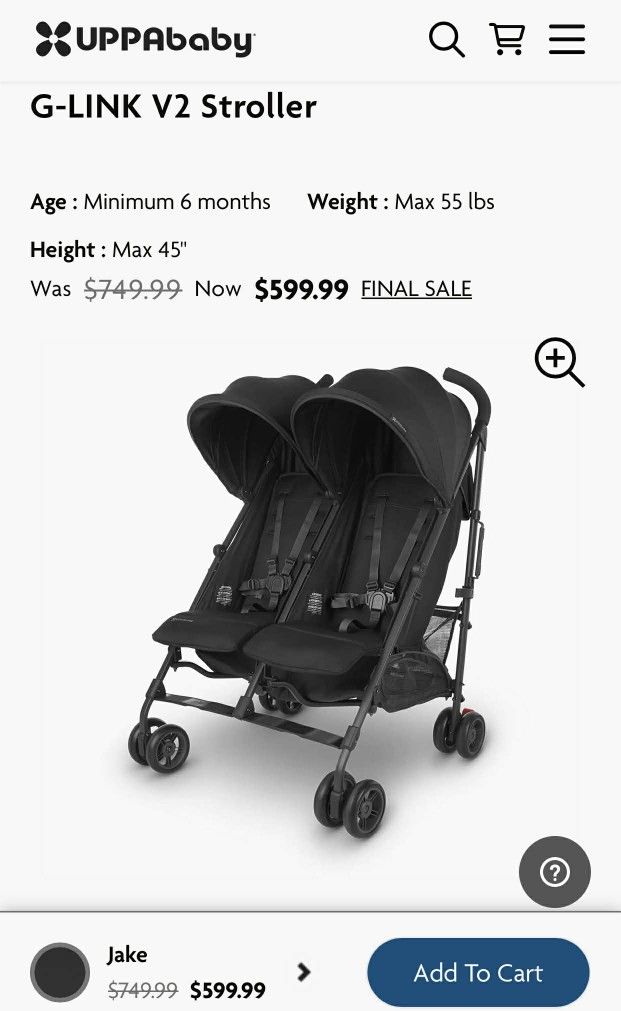 Uppababy Link Stroller 