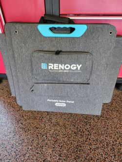 Portable Renogy solar panels